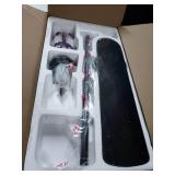 Gracewood Hollow Lemsine Blue Stained Glass Tiffany-style Ceiling Fan - 52"L x 52"W x 19"H- Retail:$224.49