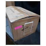 Gracewood Hollow Lemsine Blue Stained Glass Tiffany-style Ceiling Fan - 52"L x 52"W x 19"H- Retail:$224.49