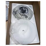 Hunter 48" Low Profile Ceiling Fan with LED Light Kit and Pull Chain - White- Retail:$139.99