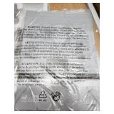 Hunter 48" Low Profile Ceiling Fan with LED Light Kit and Pull Chain - White- Retail:$139.99