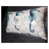 Pier 1 Imports Icon Seahorse Throw Pillow, 20x13 Inches