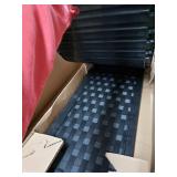 71 Gallon Rattan Deck Box, Black- Retail:$78.48