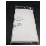 Solid Super Soft PEVA Shower Liner White - Room Essentials - 70Lx71W