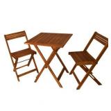 Havenside Home Surfside Outdoor Square Folding Table with Chairs- Retail:$129.38