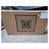 Ezra Soft Corner Metal Rectangular Mirror- Retail:$169.99