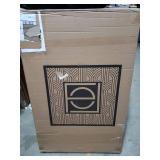 Ezra Soft Corner Metal Rectangular Mirror- Retail:$169.99