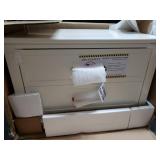 2-drawer - Wine- Picket House Furnishings Brody Side Table in White- Retail:$186.49