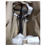 Brown Iron Industrial Bar Stool With Peddles- Retail:$163.99