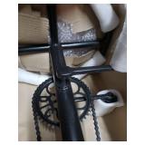 Brown Iron Industrial Bar Stool With Peddles- Retail:$163.99