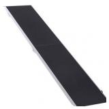 PawHut Portable Bi-Fold Folding Vehicle Pet Ramp for Large Dog or Animals with Safety Lock & Convenient Carry Handle- Retail:$219.99
