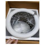 Murky Black + White- Ferdinand Modern Industrial Accent Table with Marble Table Top by Christopher Knight Home- Retail:$89.99