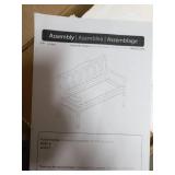 SEI Chelmsford Entryway Bench, Black