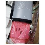 Versanora - Danna Arc Floor Lamp with USB Port, Wood Table, Marble Base- Retail:$164.99