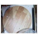 Versanora - Danna Arc Floor Lamp with USB Port, Wood Table, Marble Base- Retail:$164.99