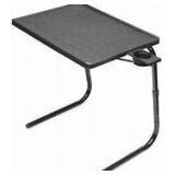 Table Mate II, Small Tool Less Foldable Table, Black