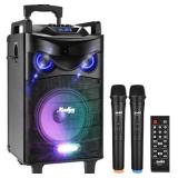 Moukey Trolley Speaker/Karaoke with 2 Microphones