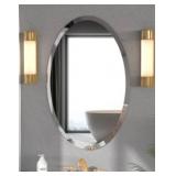Decorative Oval Wall Mirror 23x35