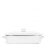 Golden Rabbit Porcelain on Steel 12"x16" Lasanga Pan