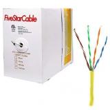 Five Star Cable, Cat5e Yellow 1000ft Spool