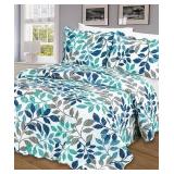 Glory Lana 3 Pc Quilted Coverlet Set, Queen Size