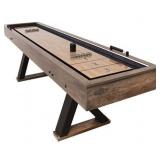 American Legend Kirkwood 9’ LED Light Up Shuffleboard Table with Bowling