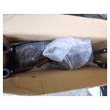 Medline Steel Rollator Walker, Folding Rolling Walker, 6" Wheels, 350lb Weight Capacity, Burgundy Red Frame