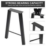 16inch Set of 2 Industrial Rustic Type Steel Table Legs 16âx11â Dining Table Legs 16âHeight 11âWide Metal Iron Chair Bench Coffee Table Legs Baking Finish