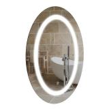 Battery or USB Powered Oval LED Bathroom Vanity Mirror - 18 x 24 - 18" x 24"- Retail:$147.38