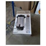 West Bend 58002 Highly Polished Aluminum Commercial Coffee Urn 42 Cup, Silver