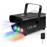 Fog Machine,Smoke Machine,500-Watt upstartech Portable Christmas Party Smoke Fog Machine with Wireless Remote Control for Wedding Theater Halloween Club DJ Effect (Style1) (Style1)