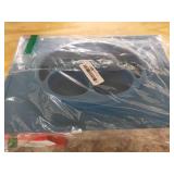 ezpz Happy Mat (Blue) - 100% Silicone Suction Plate with Built-in Placemat for Toddlers + Preschoolers - Divided Plate - Dishwasher Safe, Blue