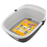 Arm & Hammer Light Gray Sifting Cat Litter Box, Large, 15.21" W x 18" L