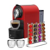 ChefWave Kava Mini Espresso Machine for Nespresso Compatible Capsule