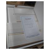 2-Drawer Groove Handle Wood Nightstand - White