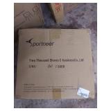 Sportneer Bike Trainer Stand Steel Bicycle Exercise Magnetic Stand for Road Bike with Noise Reduction Wheel