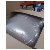 Furhaven Memory Pet Bed for Dogs and Cats - Sofa-Style Faux Fur and Durable Performance Linen Couch Dog Bed with Removable Washable Cover, Woodsmoke, Jumbo Plus (XX-Large)