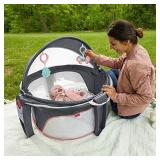 Fisher-Price On-The-Go Baby Dome - Pink Pacific Pebble, Portable Infant Play Space, Multicolored