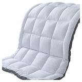 SUFUEE Mattress Topper Twin & Mattress Pad Protector - Quality Plush Luxury Down Alternative Pillow Top -  2inch Extra Thick Mattress Coverï¼39ââx75ââ