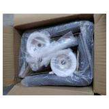 Adjustable Swivel Bar Stools Hydraulic Chair Bar Stools, Set of 2