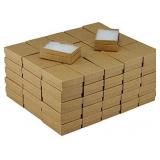 JPB Recycled Kraft Cotton Filled Jewelry Box #32 (Case of 100) 3.125 inches x 2.125 inches