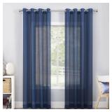 No. 918 Calypso Voile Sheer Grommet Curtain Panel, 59" x 84"