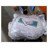 Harmonia Weighted Blanket Adult 25 lbs :: Cotton Shell, Glass Bead Fill, 60" x 80", White + Duvet Cover, Weighted Blanket for Adults 25 lbs