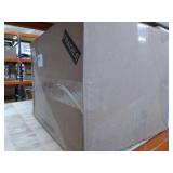 Iris Top Entry Cat Litter Box, Dark Gray/White