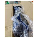 MacSports MacRocker Outdoor Foldable Rocking Chair | Portable Rocking Chairs for Adults, Collapsible, Springless Guards for Camping Fishing Backyard | Weight Capacity up to 225 lbs (1 Pack, Blue)