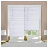 LOTUS & WINDOWARE MLX2264WH 1" Cordless Vinyl Mini Blind, 22" x 64", White