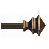 Kenney Arts and Crafts 1/2" Petite Cafe Decorative Window Curtain Rod