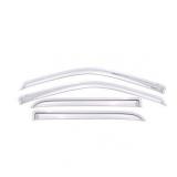 AVS 09-18 Dodge RAM 1500 Crew Cab Ventvisor Front & Rear Window Deflectors 4pc - Chrome