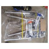 Drive Medical 10210-1 Deluxe 2-Button Folding Walker with Wheels