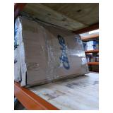 Drive Medical 10210-1 Deluxe 2-Button Folding Walker with Wheels