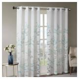 Cecily Floral Print 50" x 84" Curtain Panel